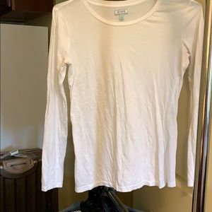 White long sleeve T-shirt